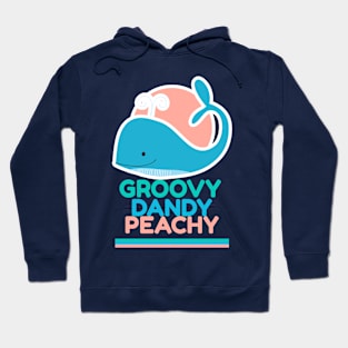 Vintage Whale - Fun Whale - Groovy Baby Hoodie